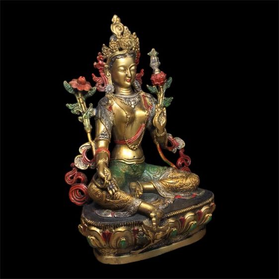 🕉️พระแม่ตาราเขียว (Green Tara)  รูปที่ 3