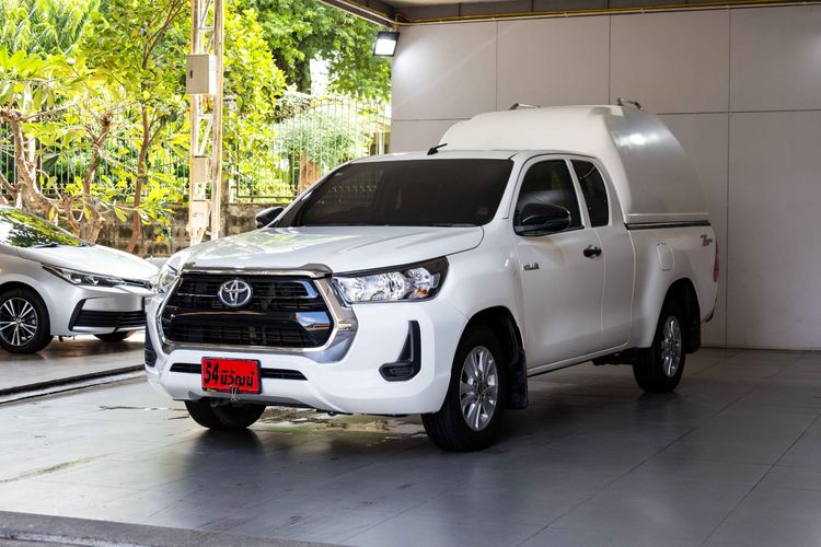 Toyota Hilux Revo 2022 Smart Cab 2.4 Entry Z Edition Pickup ดีเซล ไม่ติดแก๊ส เกียร์ธรรมดา ขาว รูปที่ 3