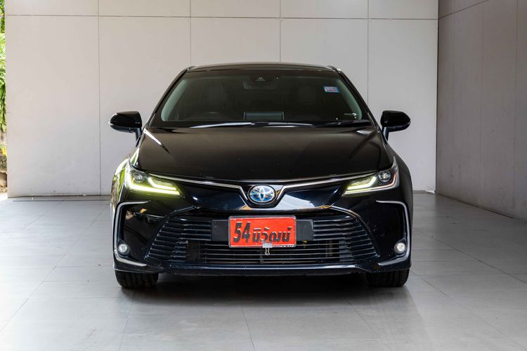 Toyota Altis 2019 1.8 Hybrid High Sedan ไฮบริด ไม่ติดแก๊ส เกียร์อัตโนมัติ ดำ รูปที่ 2