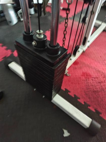 ชุดยิมแผ่นน้ำหนักเป็นลูกเหล็ก หนักรวม 60 kg. รูปที่ 3