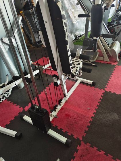 ชุดยิมแผ่นน้ำหนักเป็นลูกเหล็ก หนักรวม 60 kg. รูปที่ 2