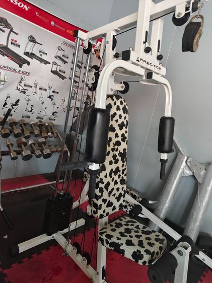 ชุดยิมแผ่นน้ำหนักเป็นลูกเหล็ก หนักรวม 60 kg. รูปที่ 4