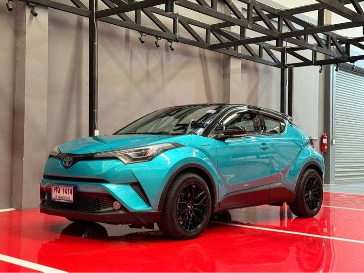 Toyota C-HR 2019 1.8 HV Hi Utility-car ไฮบริด ไม่ติดแก๊ส เกียร์อัตโนมัติ เขียว รูปที่ 4