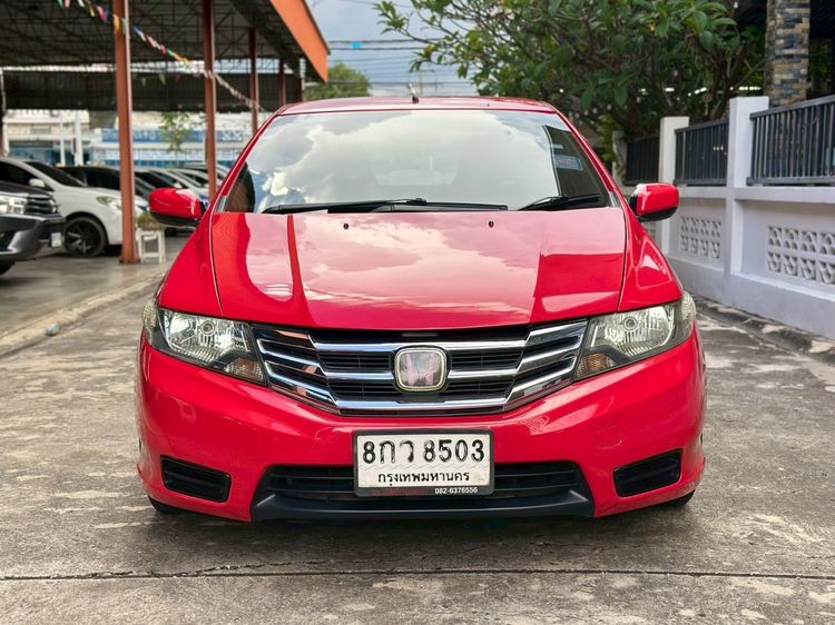 Honda City 2009 1.5 S Sedan เบนซิน ไม่ติดแก๊ส เกียร์อัตโนมัติ แดง รูปที่ 2