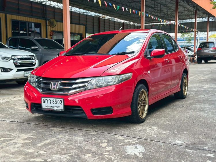 Honda City 2009 1.5 S Sedan เบนซิน ไม่ติดแก๊ส เกียร์อัตโนมัติ แดง รูปที่ 3