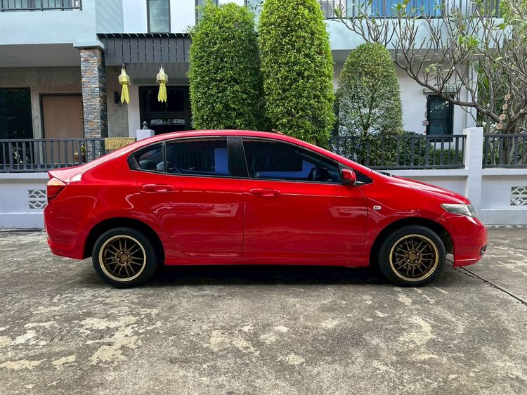 Honda City 2009 1.5 S Sedan เบนซิน ไม่ติดแก๊ส เกียร์อัตโนมัติ แดง รูปที่ 4