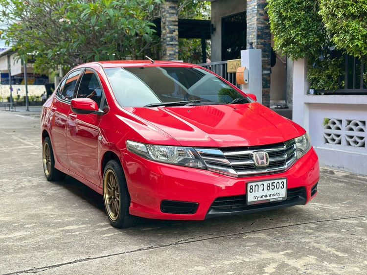 Honda City 2009 1.5 S Sedan เบนซิน ไม่ติดแก๊ส เกียร์อัตโนมัติ แดง