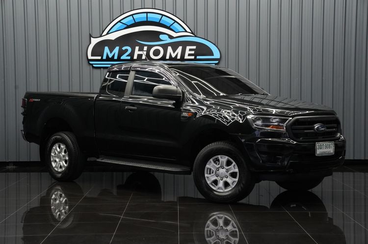 Ford Ranger 2019 2.2 XLT Pickup ดีเซล ไม่ติดแก๊ส เกียร์ธรรมดา ดำ รูปที่ 3