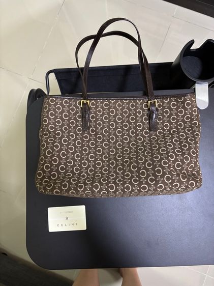CELINE Vintage Macadam Cabas Tote