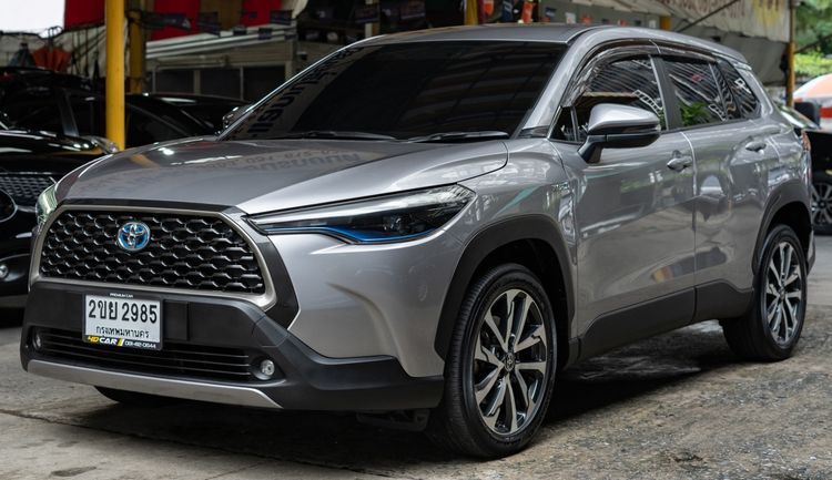 Toyota Corolla Cross 2022 1.8 Hybrid Premium Utility-car ไฮบริด ไม่ติดแก๊ส เกียร์อัตโนมัติ เทา รูปที่ 2