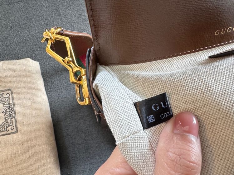 GUCCI Horsebit 1955 Mini Bag รูปที่ 11