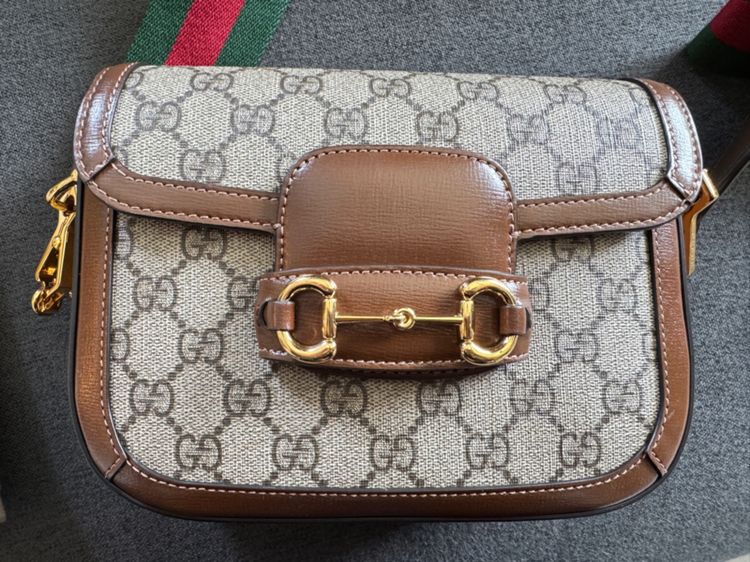 GUCCI Horsebit 1955 Mini Bag รูปที่ 7
