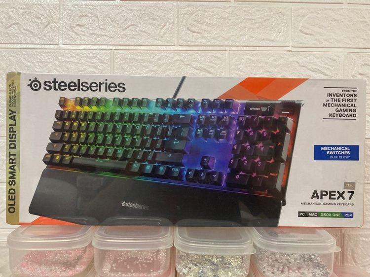 เม้าส์ และคีย์บอร์ด KEYBOARD (คีย์บอร์ด) STEELSERIES APEX 7 