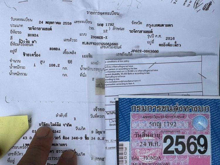 Honda ZoomerXรถฝากขายหัวฉีดออโต้ สตาร์ทมือเครื่องดีมากสีสวยมากต้องมาดูของจริงมีสถานที่ให้ทดลองขับขี่ก่อนซื้อ รูปที่ 17