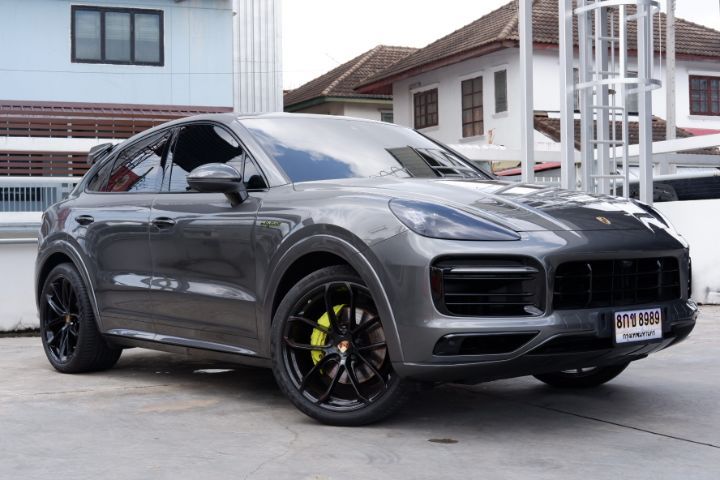 Porsche Cayenne 2020 3.0 E-Hybrid Coupé 4WD Utility-car ปลั๊กอินไฮบริด (PHEV) ไม่ติดแก๊ส เกียร์อัตโนมัติ เทา รูปที่ 4