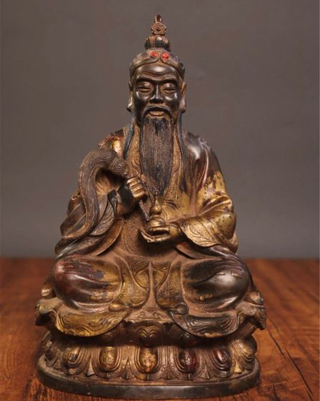 ☯️ เปิดบูชา เหล่าจือ (ทองเหลืองสำริดโบราณ ) 