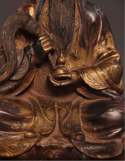 ☯️ เปิดบูชา เหล่าจือ (ทองเหลืองสำริดโบราณ )  รูปที่ 3