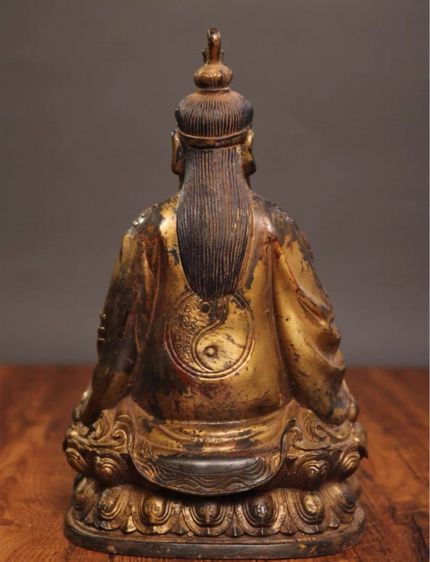 ☯️ เปิดบูชา เหล่าจือ (ทองเหลืองสำริดโบราณ )  รูปที่ 5