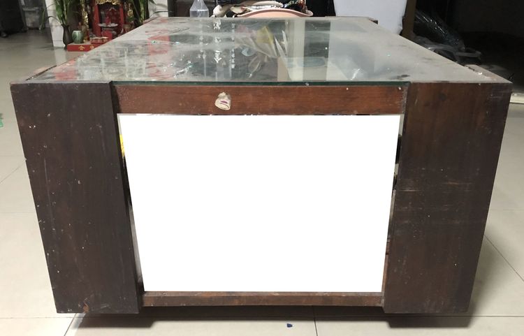 ชุดโต๊ะเก้าอี้ไม้สัก งานเก่า อายุประมาณ50ปี ยังแข็งแรงนั่งได้ปกติ รูปที่ 12