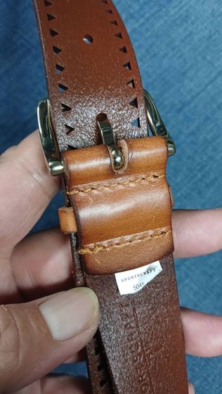 เข็มขัดหนังแท้ SPORTSCRAFT
เอว 37 ถึง 41 กว้าง 1.15
ยาวรวมหัว 45.7 หนังสวย
สภาพหล่อ รูปที่ 9