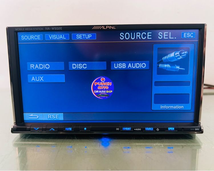Alpine IVA-W502E(เสียงดี ใช้งานได้ปรกติ) รูปที่ 5