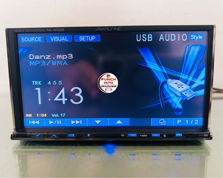 Alpine IVA-W502E(เสียงดี ใช้งานได้ปรกติ) รูปที่ 3
