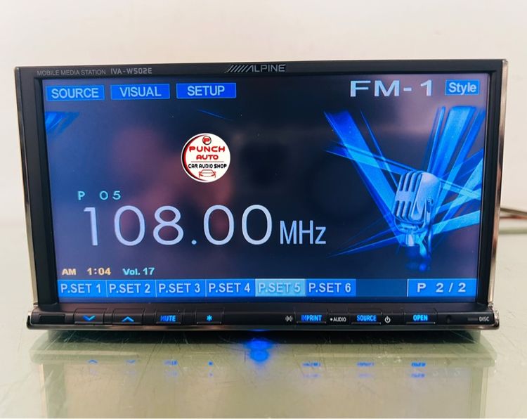 Alpine IVA-W502E(เสียงดี ใช้งานได้ปรกติ) รูปที่ 4