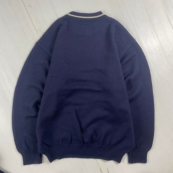 เสื้อกันหนาวไหมพรม Crocodile แท้ 💯 size L ขนาด อก 22.5 ยาว 27 นิ้ว สภาพใหม่มาก ลายสวย ดีเทลสวย ทรงสวย ตัดเย็บดีมาก เนื้อผ้าหายากน่าสะสมครับ รูปที่ 5