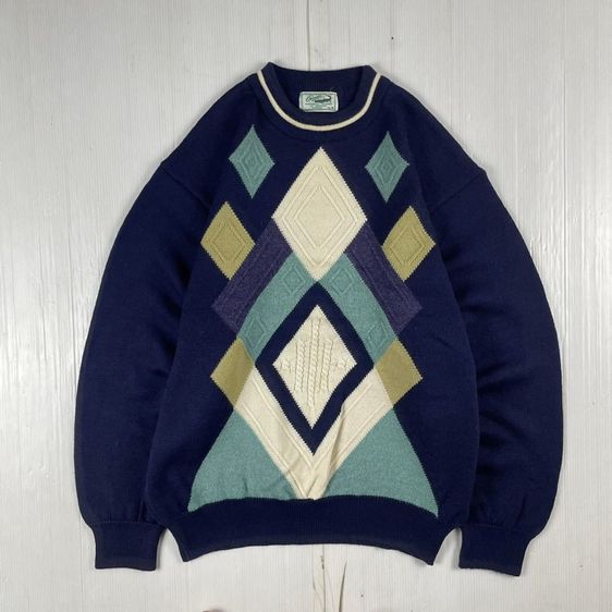 เสื้อกันหนาวไหมพรม Crocodile แท้ 💯 size L ขนาด อก 22.5 ยาว 27 นิ้ว สภาพใหม่มาก ลายสวย ดีเทลสวย ทรงสวย ตัดเย็บดีมาก เนื้อผ้าหายากน่าสะสมครับ รูปที่ 2