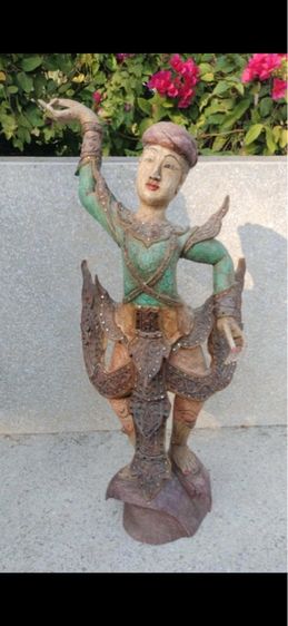 ไม้แกะสลัก รูปคนรำ  รูปที่ 2