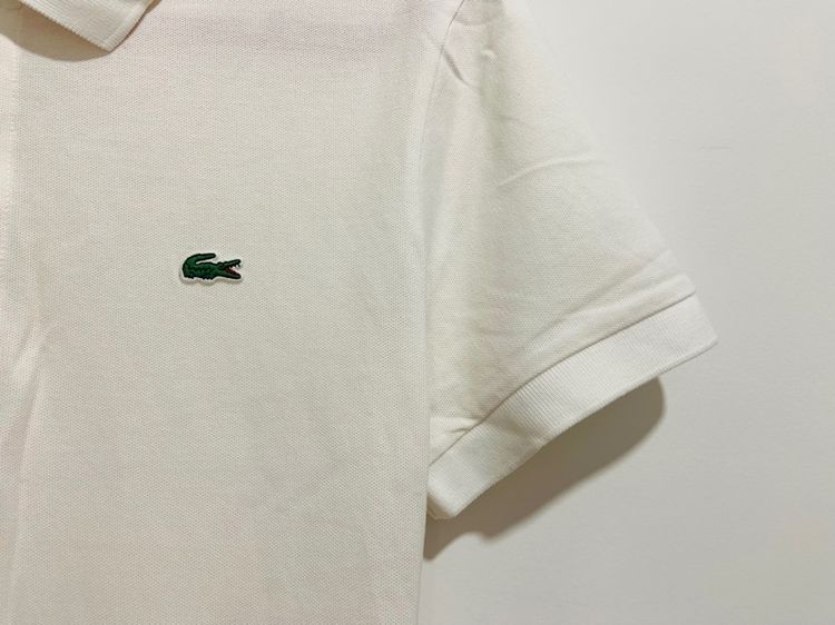 เสื้อโปโล LACOSTE slim fit แท้ 💯 size 3 ขนาด อก 19 ยาว 27 นิ้ว สภาพดีมาก ทรงสวย เนื้อผ้ายืดหนุ่นดีมาก หายากน่าสะสมครับ รูปที่ 2