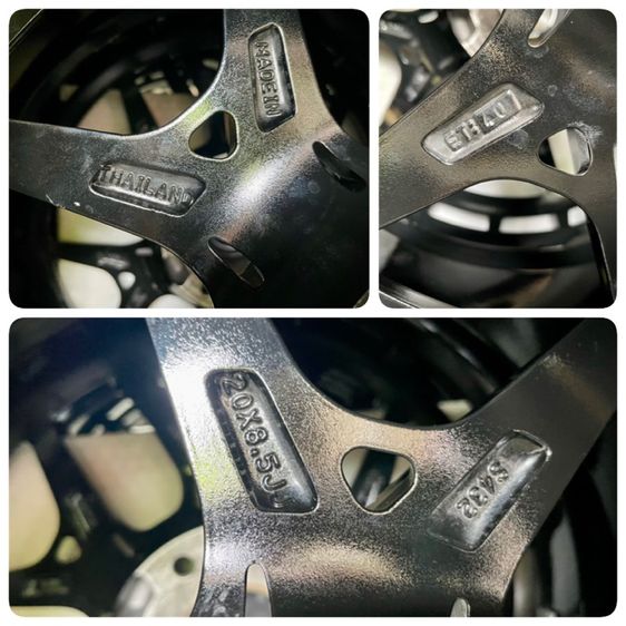 ล้อ SSW ขอบ 20” 6 รู 130 กว้าง 8.5 ET40 ใส่ MAJESTY HIACE หน้ายาว ยาง MARSHAL 245-45R20 ปี 25 ดอกยางสวยสวย ตุ่มหน้ายางยังเห็นอยู่ รูปที่ 11