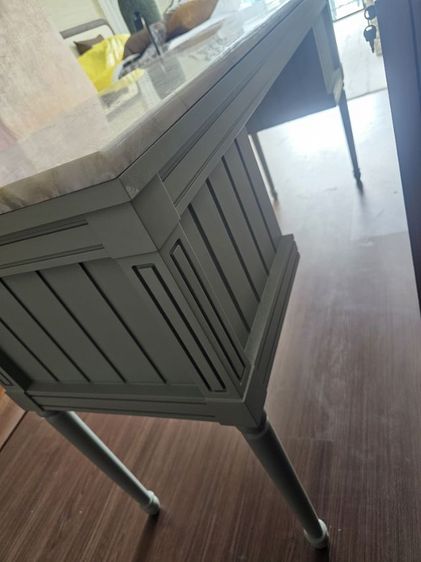 ขายโต๊ะไม้ท้อปหินเขียวอ่อนสวยมากกขายถูกไปเลย รูปที่ 5