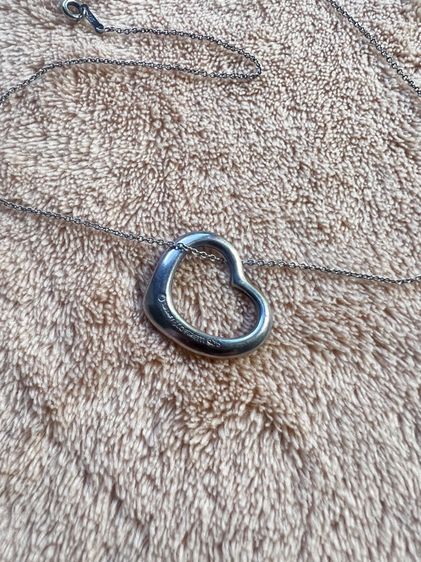 𝙏𝙞𝙛𝙛𝙖𝙣𝙮 𝙖𝙣𝙙 𝘾𝙤. Open heart necklace (11mm) รุ่นนี้ iconic ยาว 16 นิ้ว แท้ รูปที่ 5