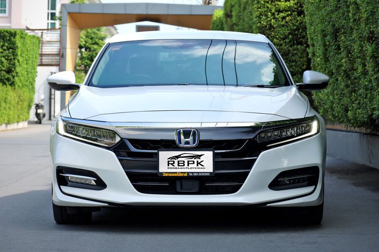 Honda Accord 2021 2.0 e:HEV EL+ Sedan ไฮบริด ไม่ติดแก๊ส เกียร์อัตโนมัติ ขาว รูปที่ 3