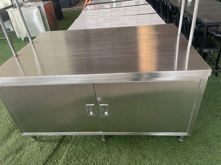 ตู้เตรียมสแตนเลสแท้เกรด 304 งานหนาพร้อมใช้งานแข็งแรง รูปที่ 12