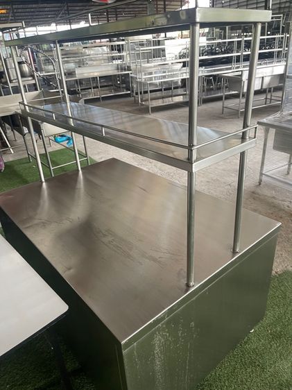 ตู้เตรียมสแตนเลสแท้เกรด 304 งานหนาพร้อมใช้งานแข็งแรง รูปที่ 3