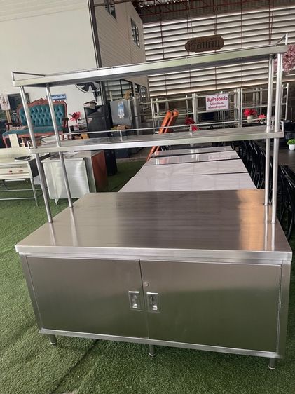 ตู้เตรียมสแตนเลสแท้เกรด 304 งานหนาพร้อมใช้งานแข็งแรง รูปที่ 11