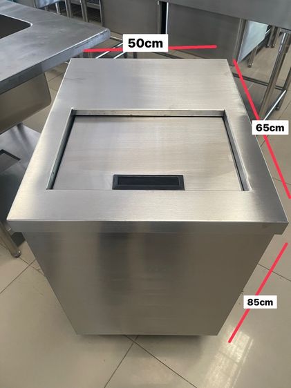 ถังน้ำแข็งสแตนเลสแท้เกรด 304 สภาพดีพร้อมใช้งาน รูปที่ 2