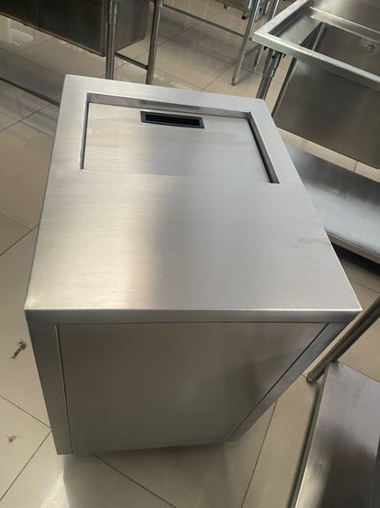 ถังน้ำแข็งสแตนเลสแท้เกรด 304 สภาพดีพร้อมใช้งาน รูปที่ 3