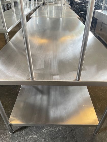 โต๊ะเตรียมอาหารสแตนเลสแท้เกรด 304 งานหนาแข็งแรง รูปที่ 3