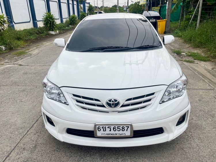 Toyota Corolla 2010 1.6 GXi Sedan เบนซิน LPG เกียร์อัตโนมัติ ขาว รูปที่ 2