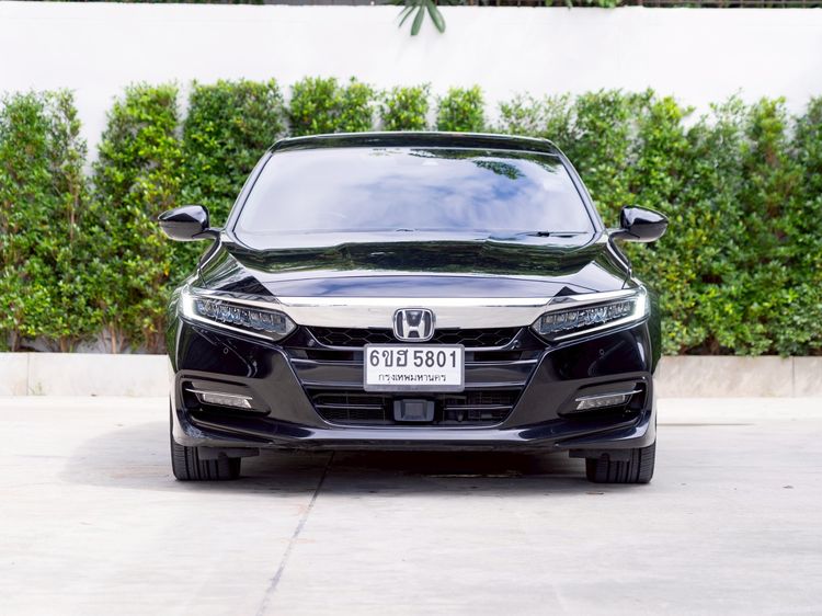 Honda Accord 2020 2.0 Hybrid Tech Sedan ไฮบริด ไม่ติดแก๊ส เกียร์อัตโนมัติ ดำ รูปที่ 2