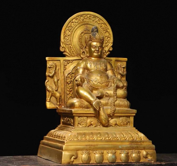 🕉️พระชัมภละเหลือง (Yellow Jambhala)  รูปที่ 3