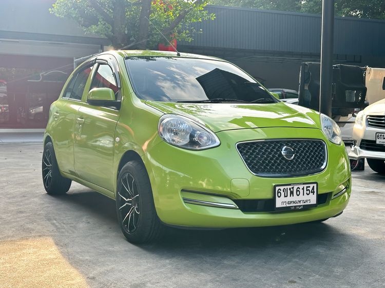 Nissan March 2015 1.2 E Sedan เบนซิน เกียร์อัตโนมัติ เขียว รูปที่ 3