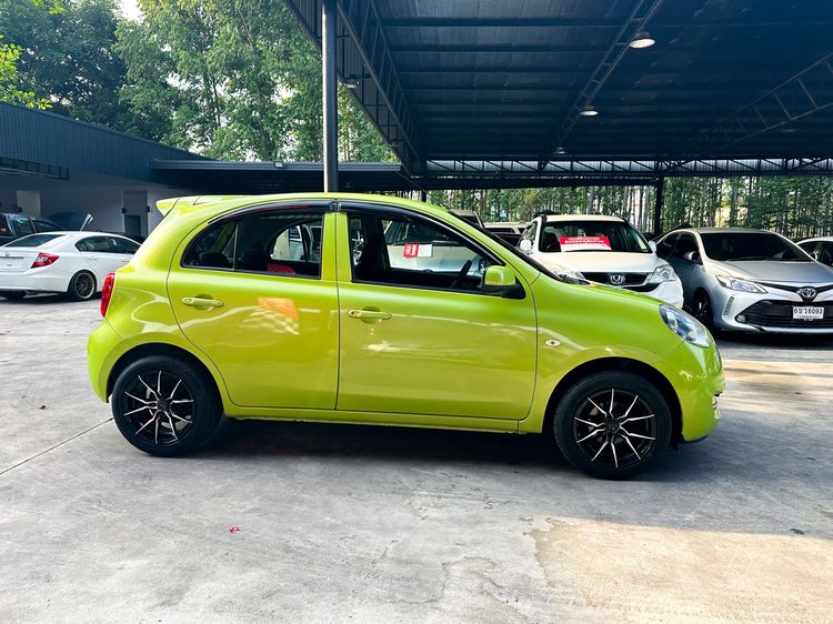 Nissan March 2015 1.2 E Sedan เบนซิน เกียร์อัตโนมัติ เขียว รูปที่ 4