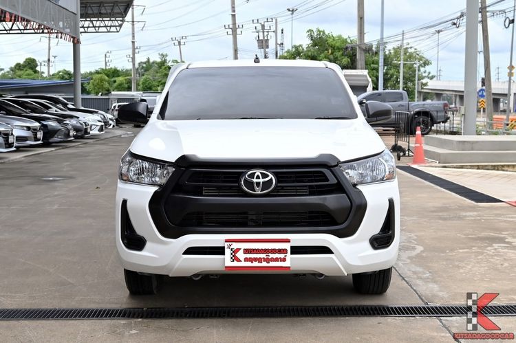 Toyota Hilux Revo 2024 2.4 Entry Pickup ดีเซล ไม่ติดแก๊ส เกียร์ธรรมดา ขาว รูปที่ 2