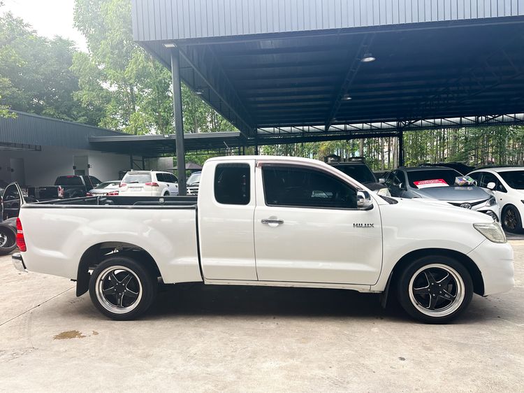 Toyota Hilux Vigo Champ 2014 Smart Cab 2.5 J Pickup ดีเซล เกียร์ธรรมดา ขาว รูปที่ 4