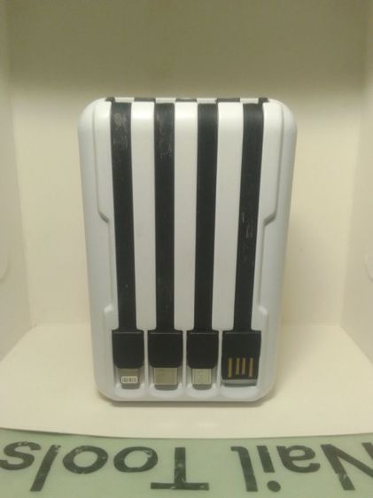 power bank ลายชินจังลิขสิทธิ์แท้  และหูฟัง bluetooth ไร้สาย อาซากิ รูปที่ 3