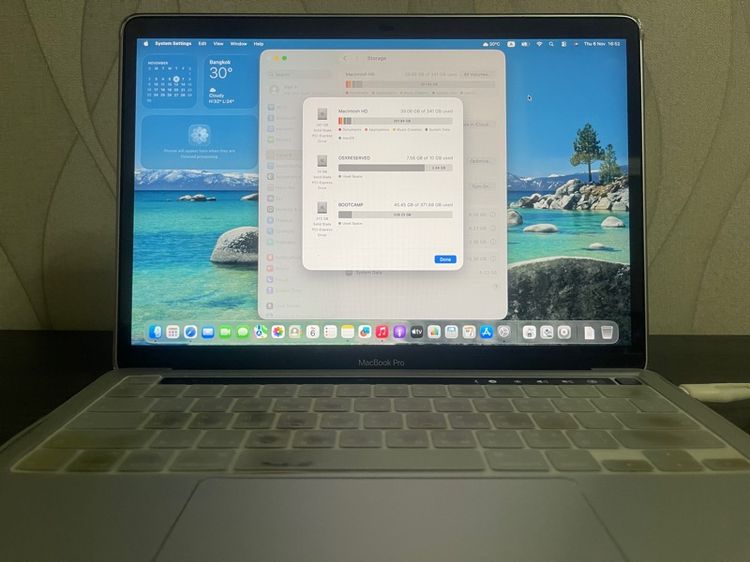 MacBook Pro 13inch 2020 storage 1TB
